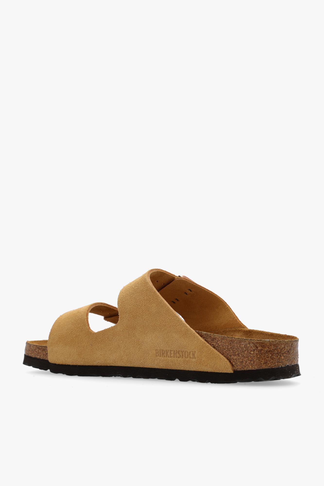 Shop Birkenstock Arizona Bs Slides In Thyme
