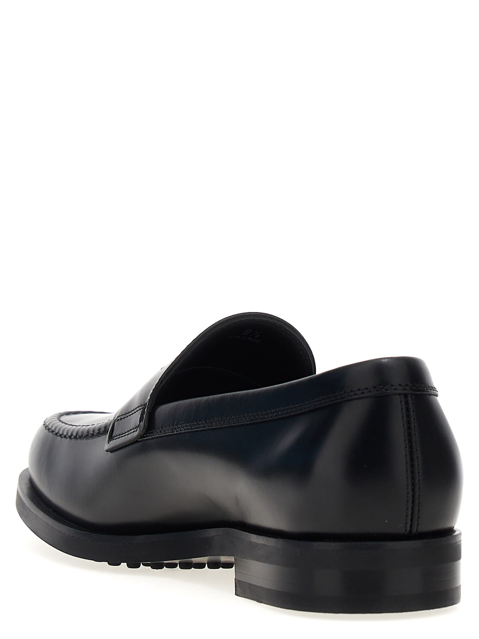 Shop Tod's Formale Loafers In Black