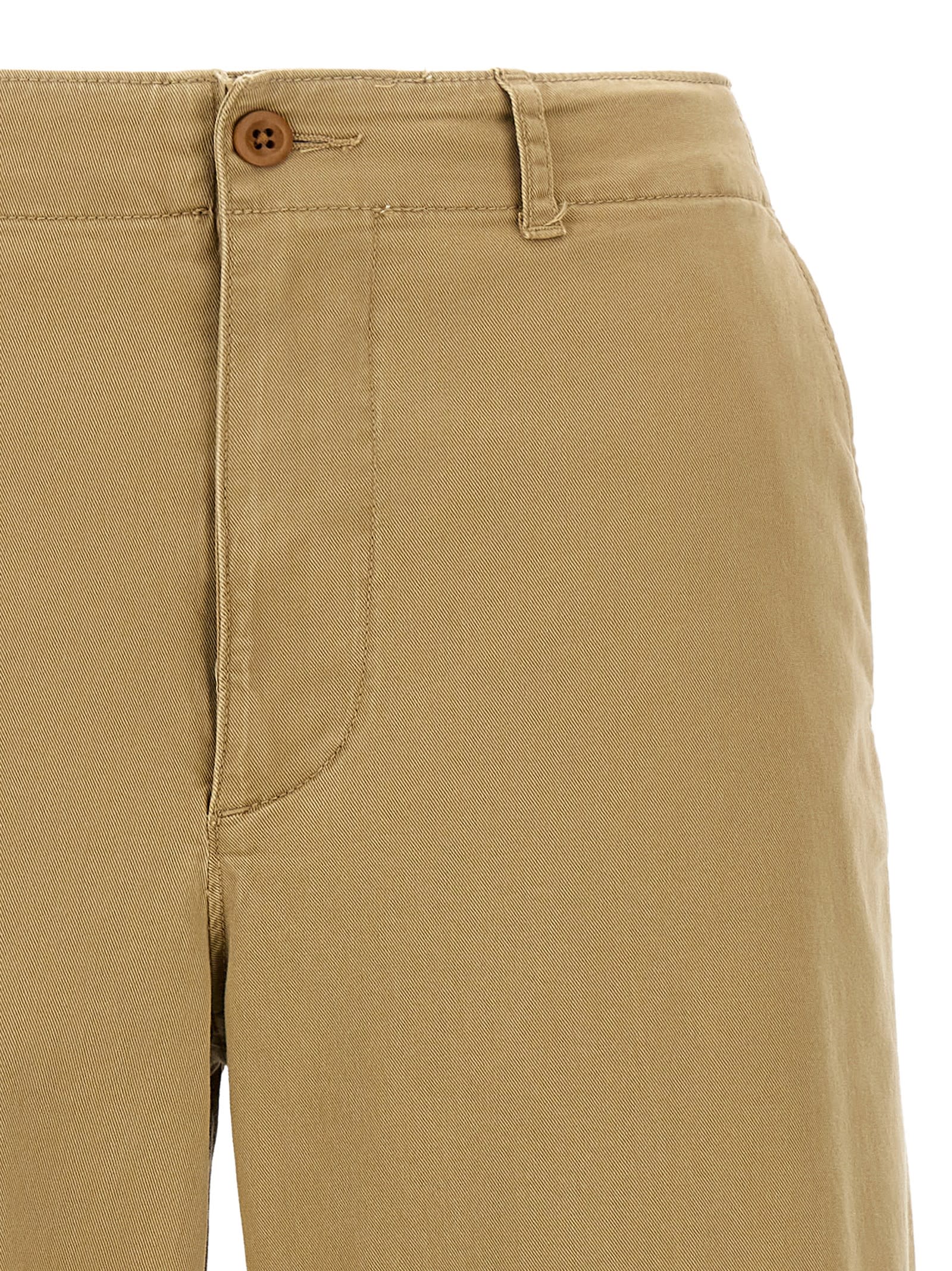 Polo Ralph Lauren Cropped Pants In Beige