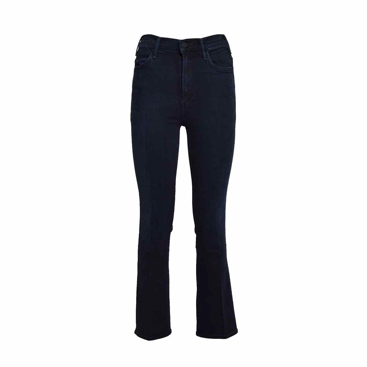 Mother The Hustler Ankle Dark Blue Cotton Jeans