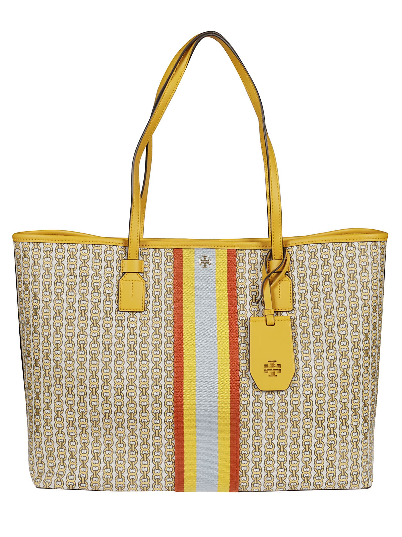 tory burch yellow tote