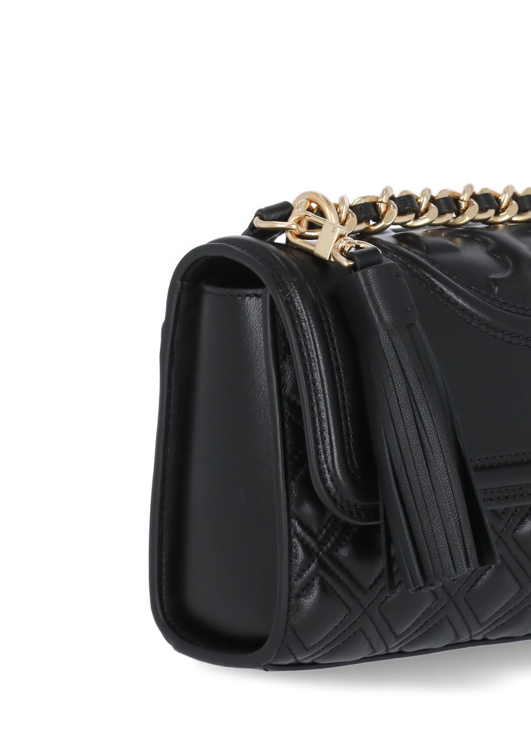 Shop Tory Burch Fleming Convertible Shoulder Bag In Black