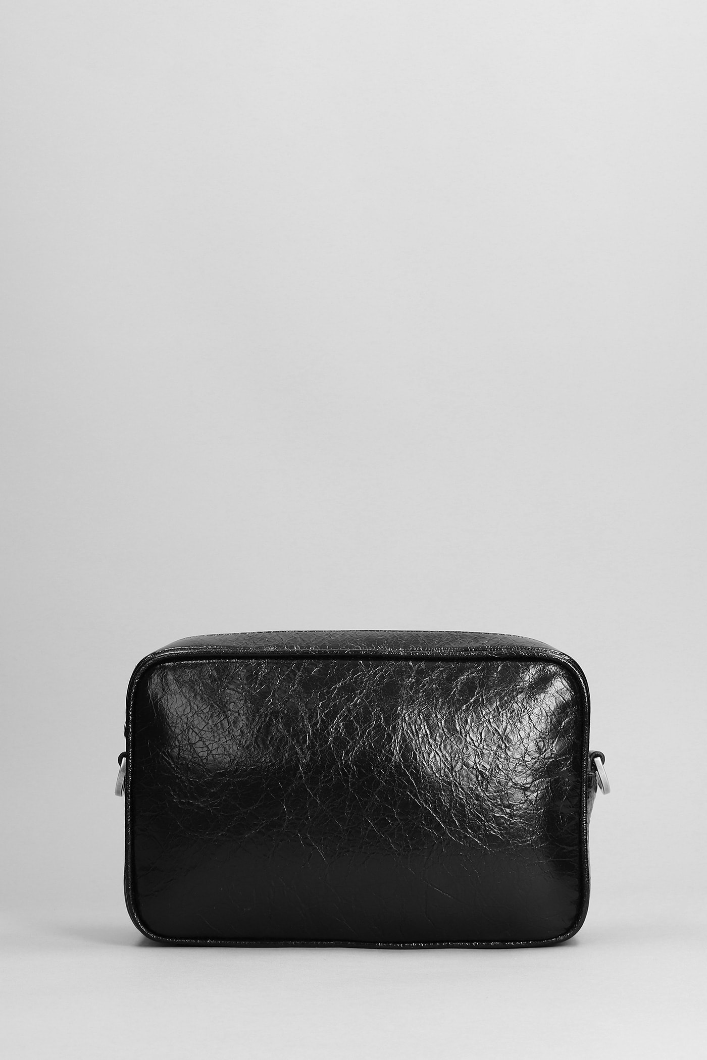 Shop Golden Goose Shoulder Bag In Black Leather