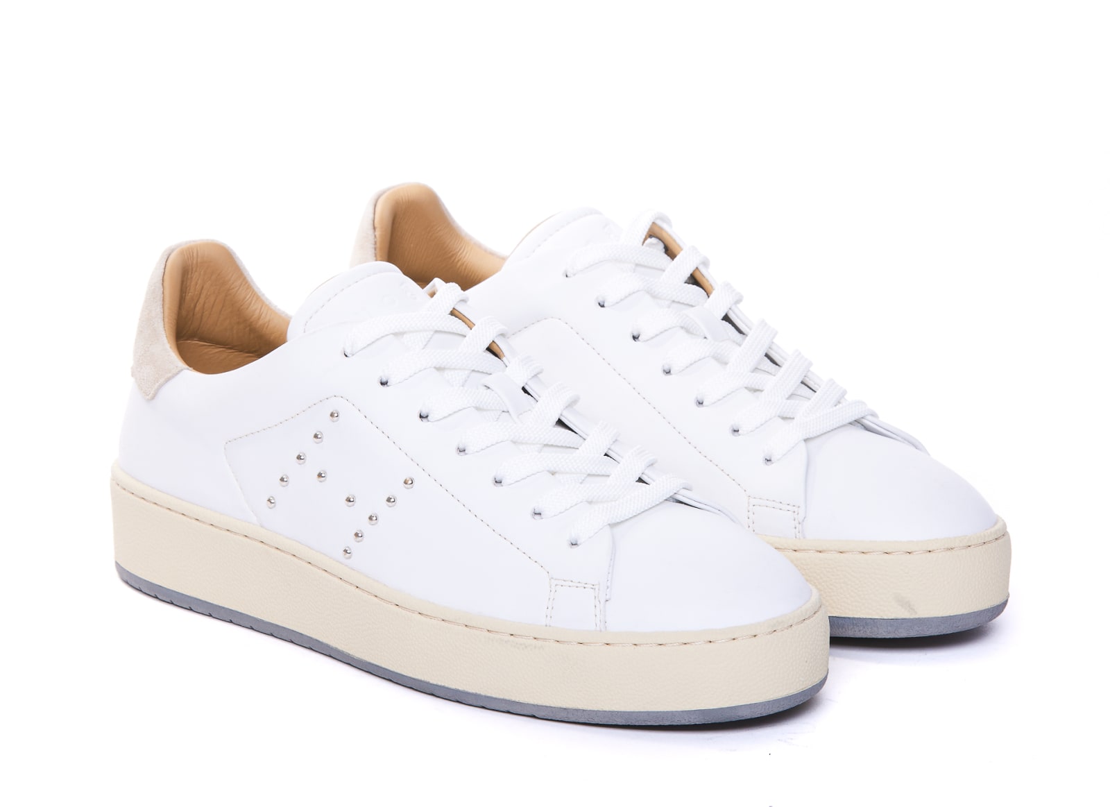 Shop Hogan H672 Sneakers In White