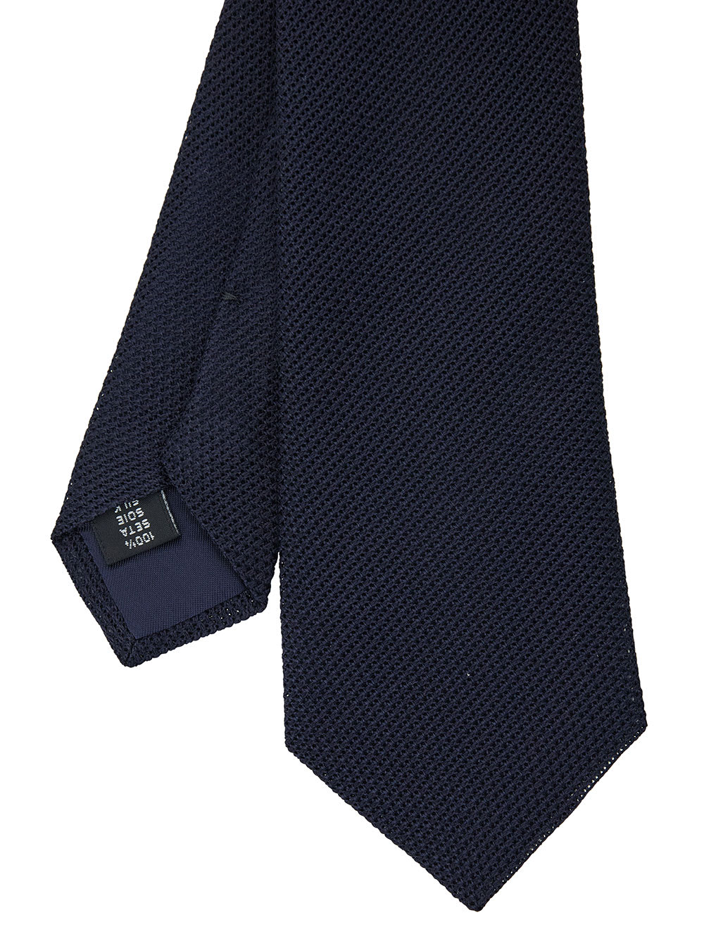 Shop Tagliatore Cravatta 7cm Seta In Blue