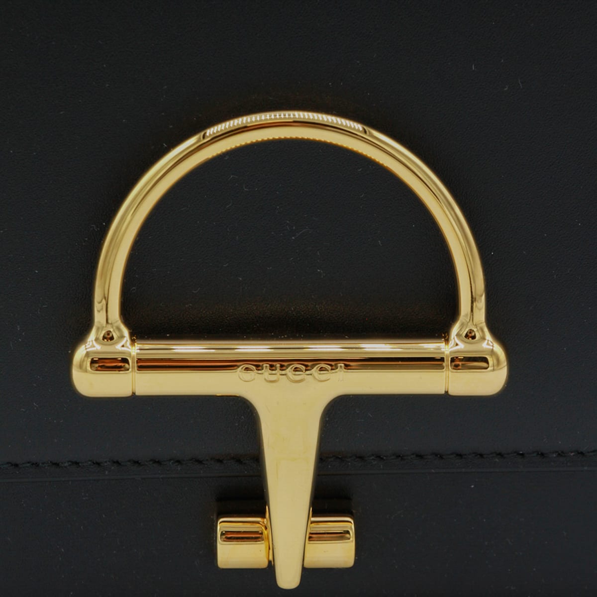 Gucci Black Leather Siena Crossbody Bag In Black