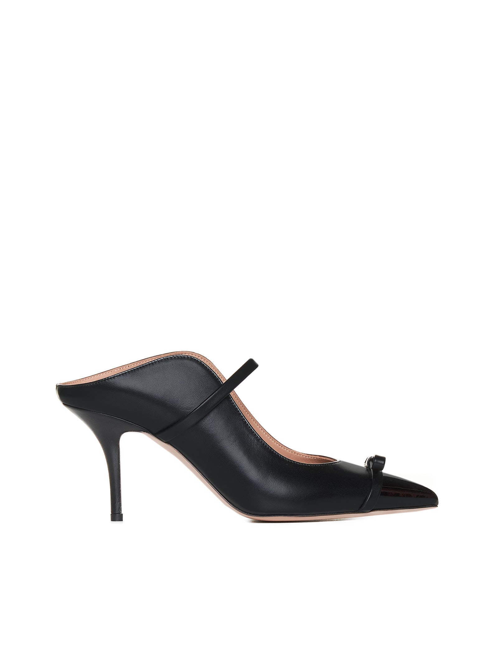 Malone Souliers Flat Shoes In Black Black