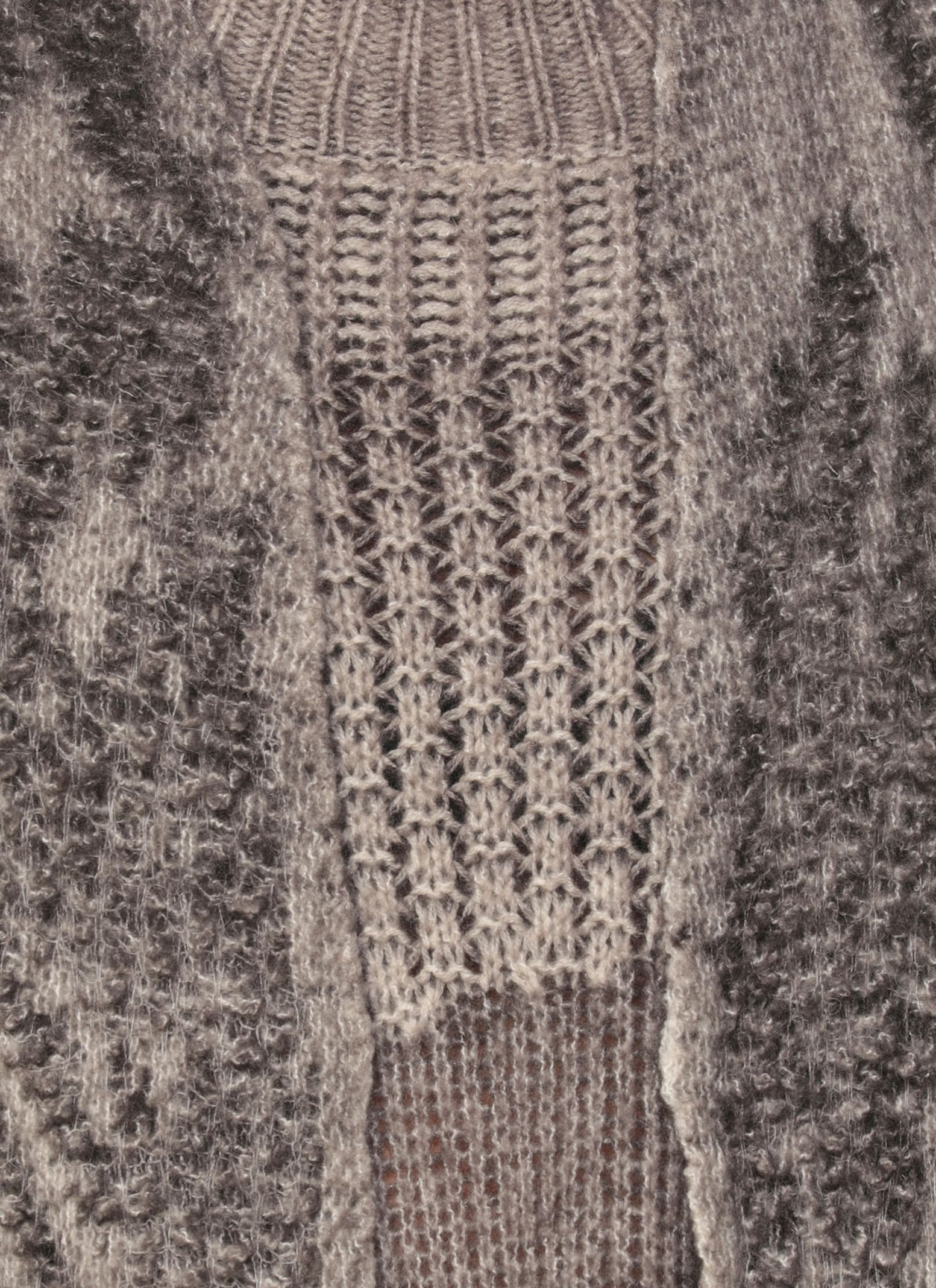 Avant Toi Wool And Cashmere Long Cardigan In Gray