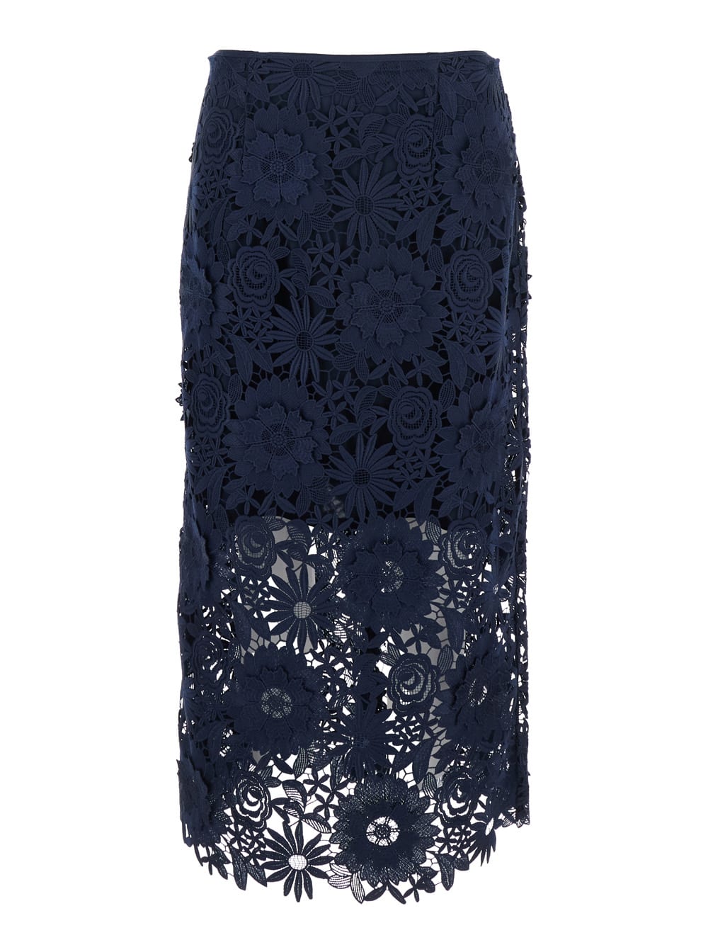 3d Lace Pencil Skirt