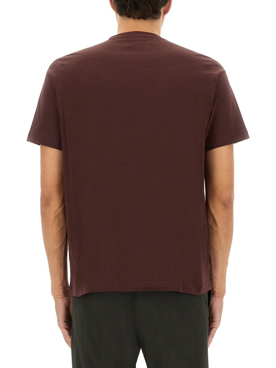 Ps By Paul Smith Regular Fit T-shirt In Brown