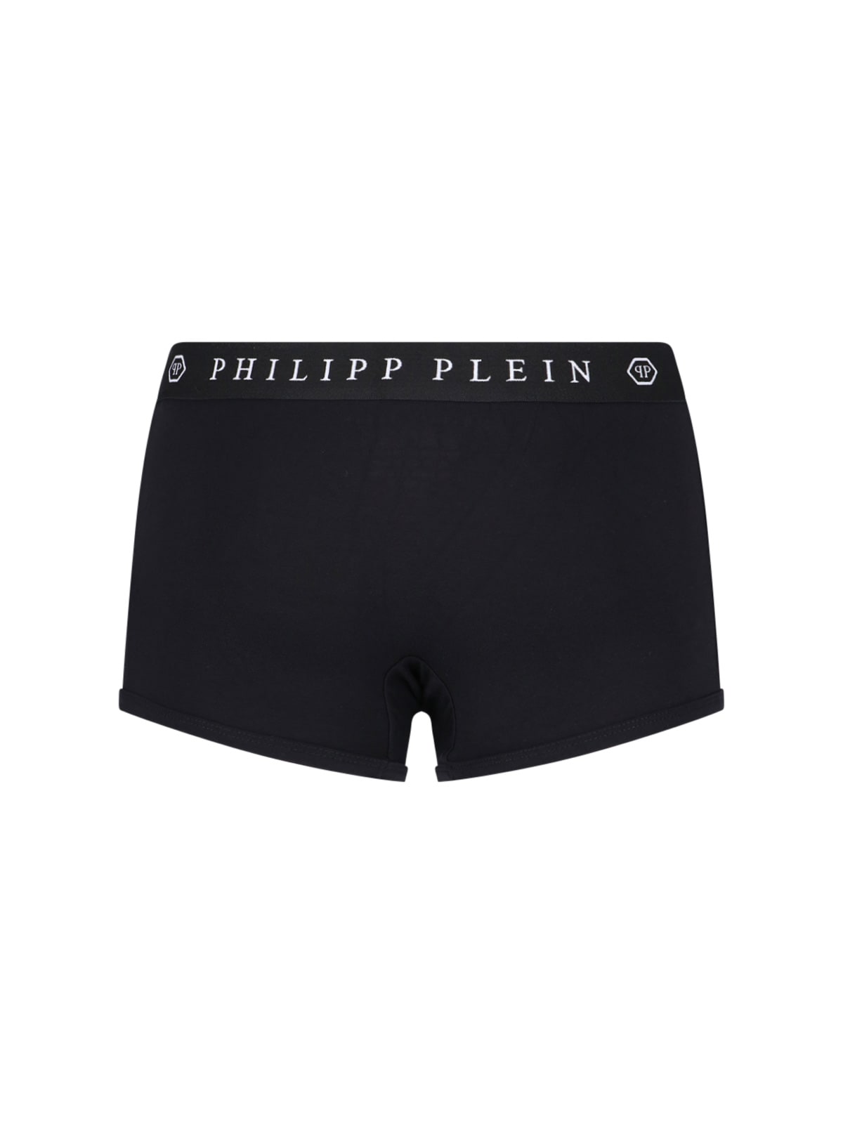 Shop Philipp Plein Gothic Boxers In Black