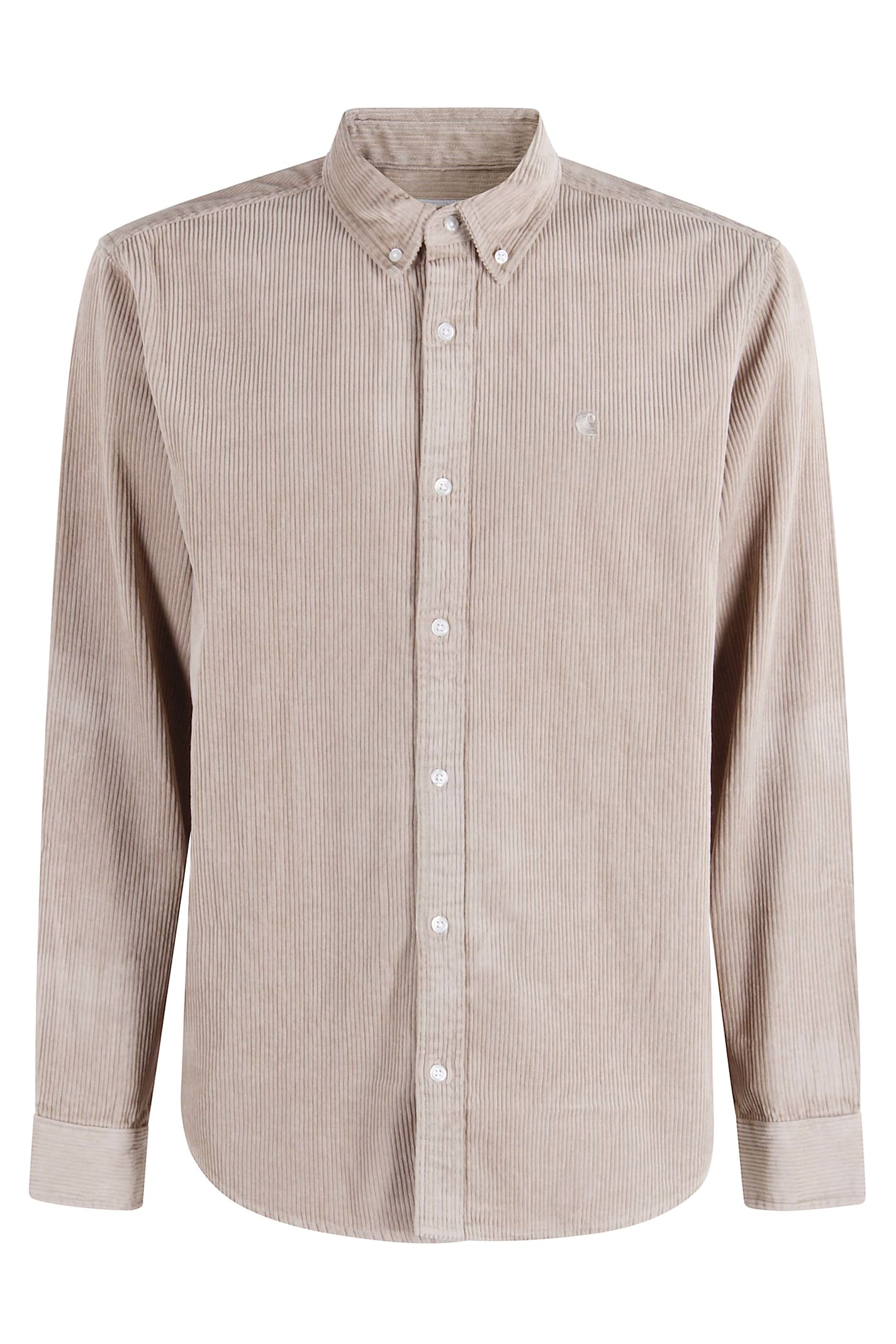 Carhartt Madison Cord Shirt In Neutral