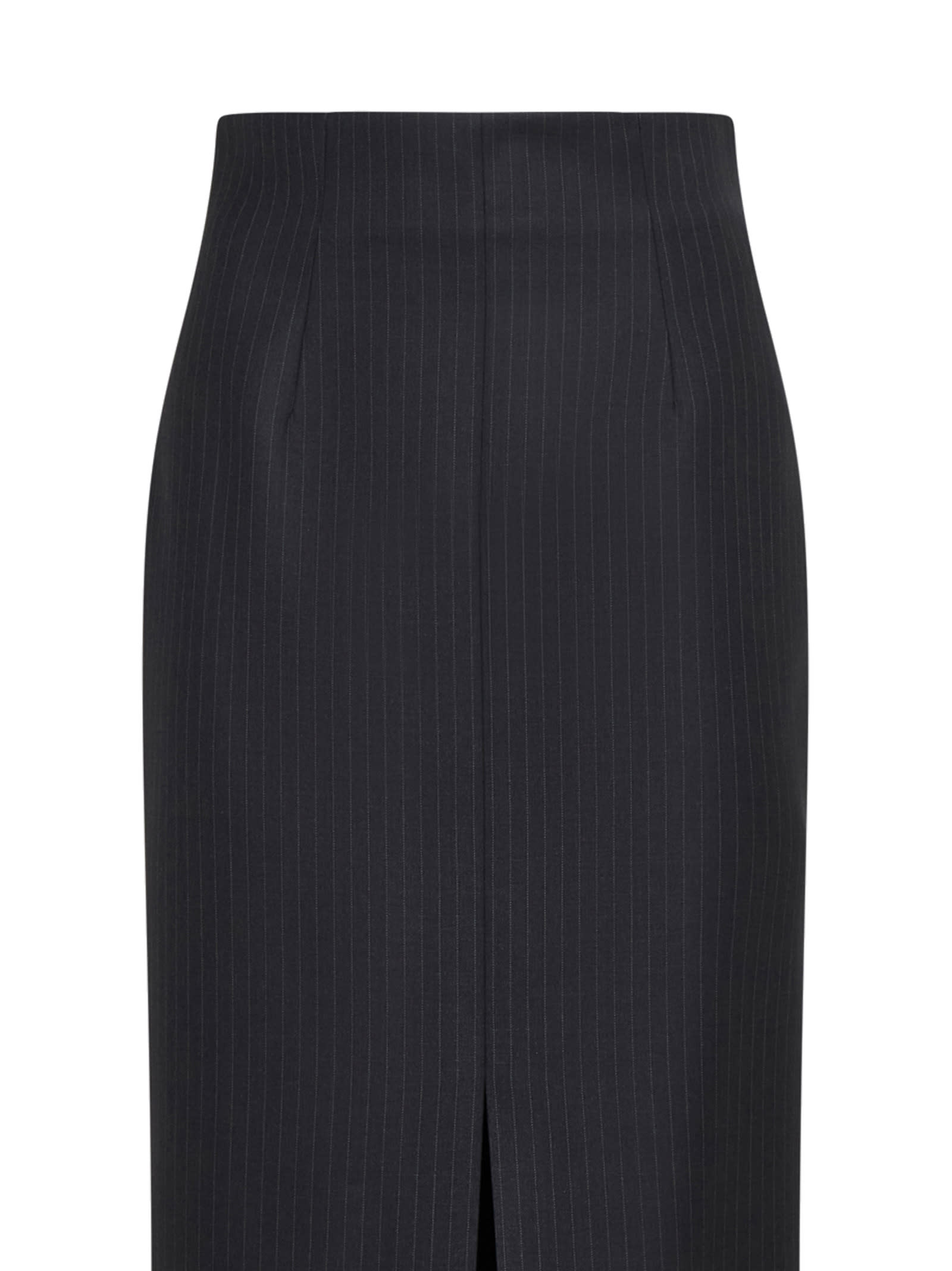 Shop Alexander Mcqueen Skirt In Grey