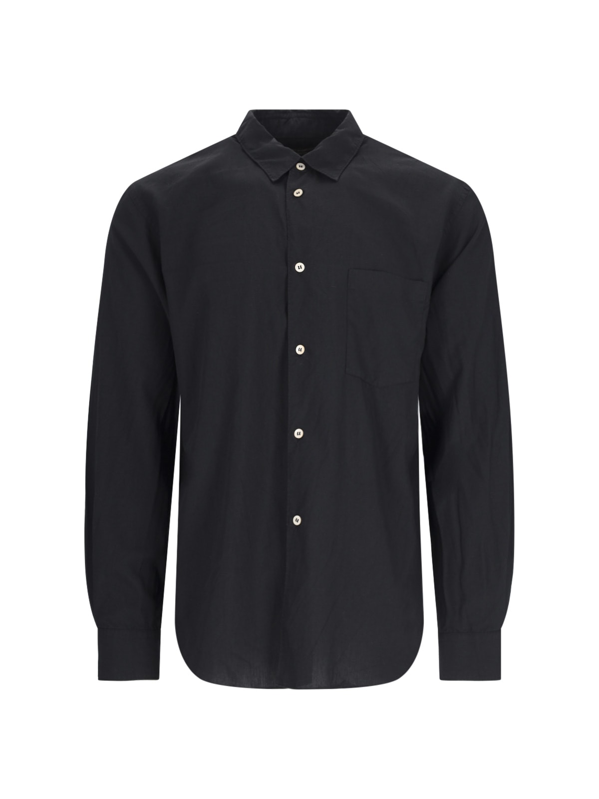 Shop Comme Des Garçons Homme Deux Classic Shirt In Black
