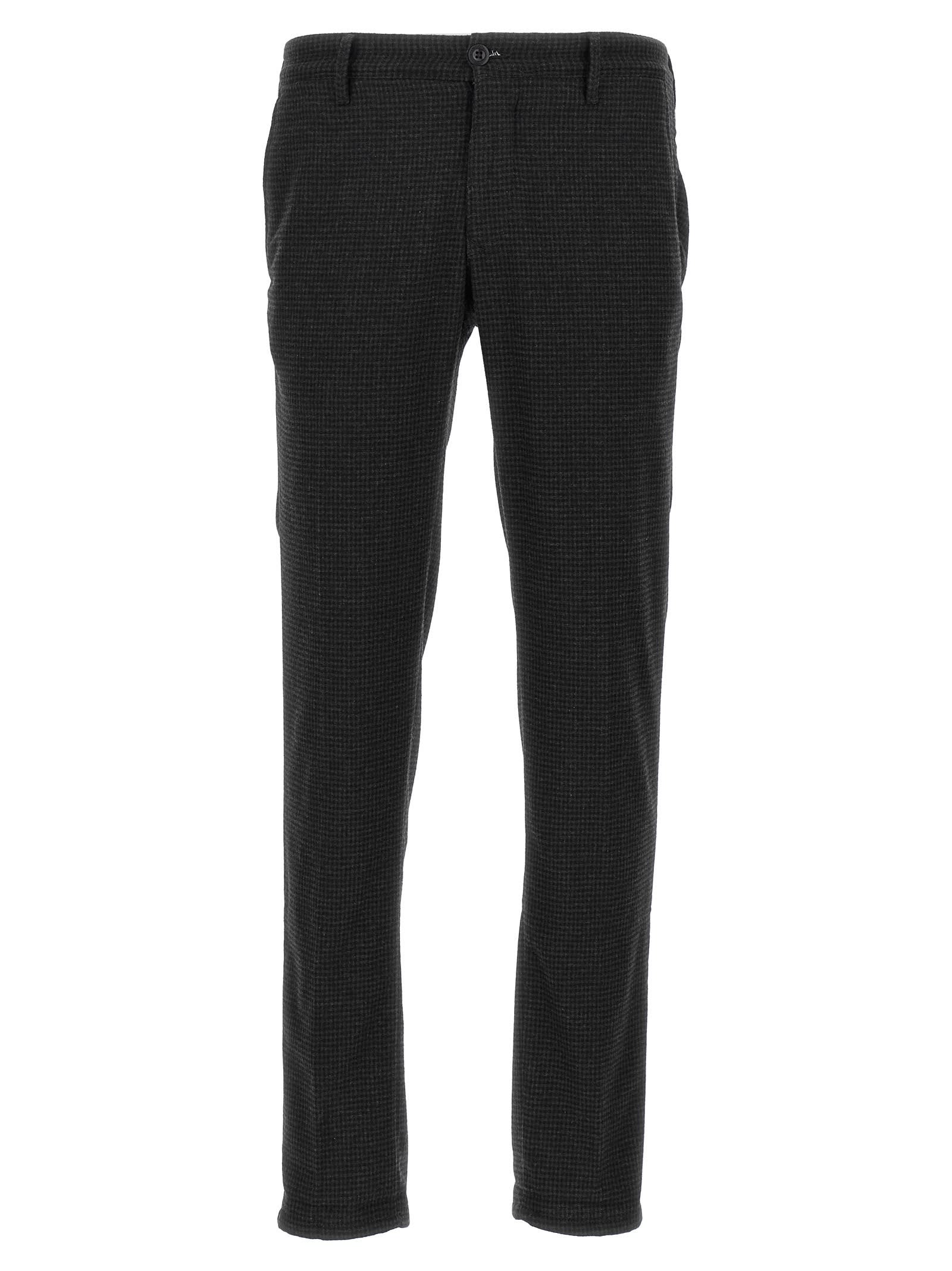 Incotex Stylish Wool Trousers With Pockets And Loops In Blue