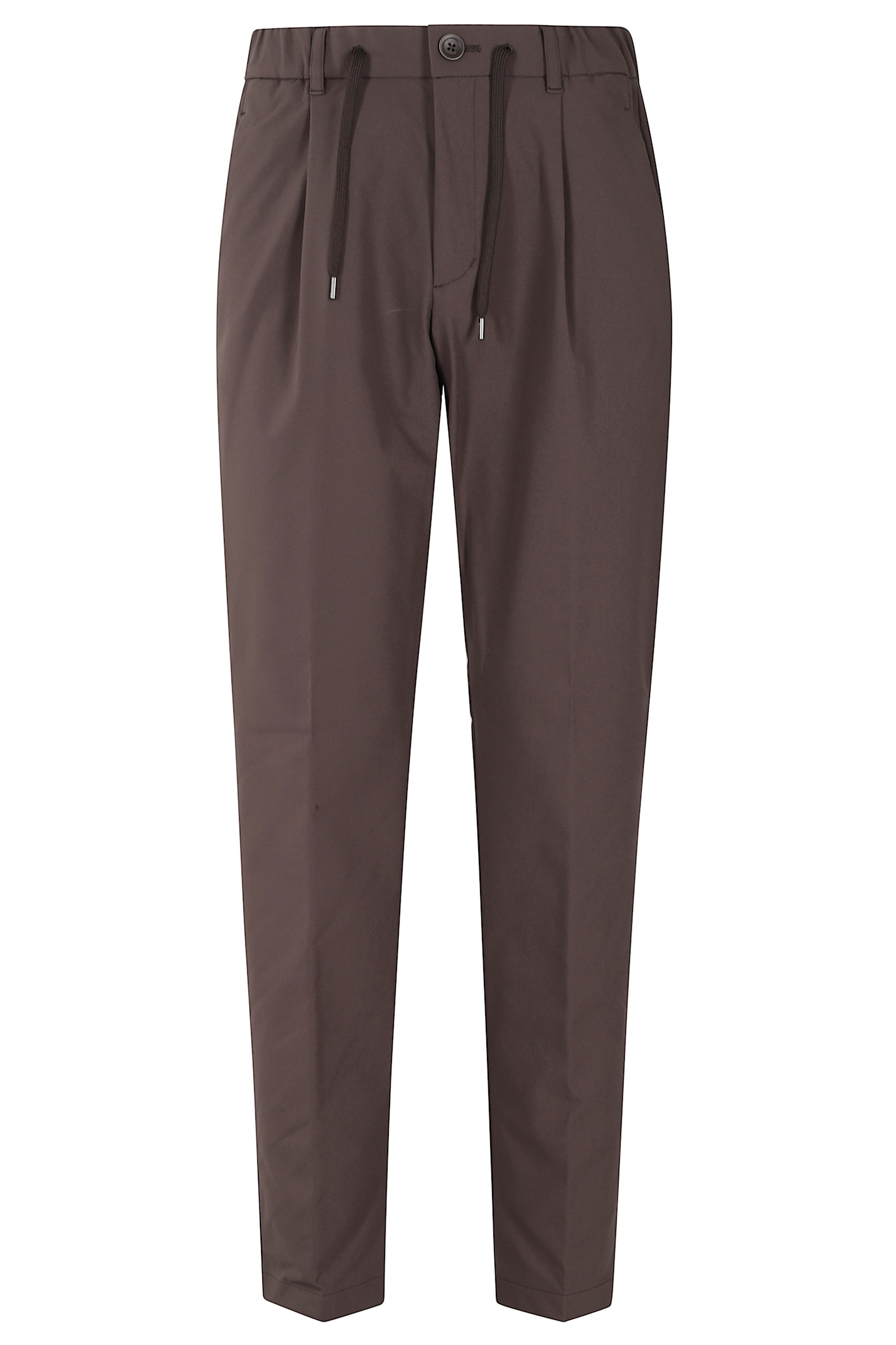 Herno Drawstring Trousers In Brown