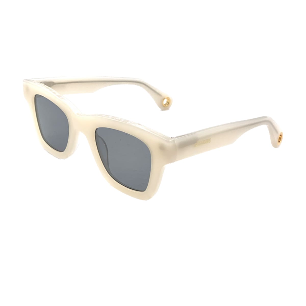 Shop Jacquemus Les Lunettes Nocio Multi Beige Sunglasses In Avorio