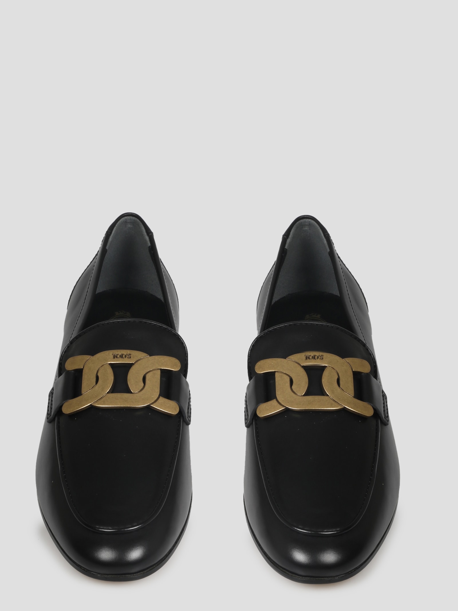 Shop Tod's Kate Loafers In Black