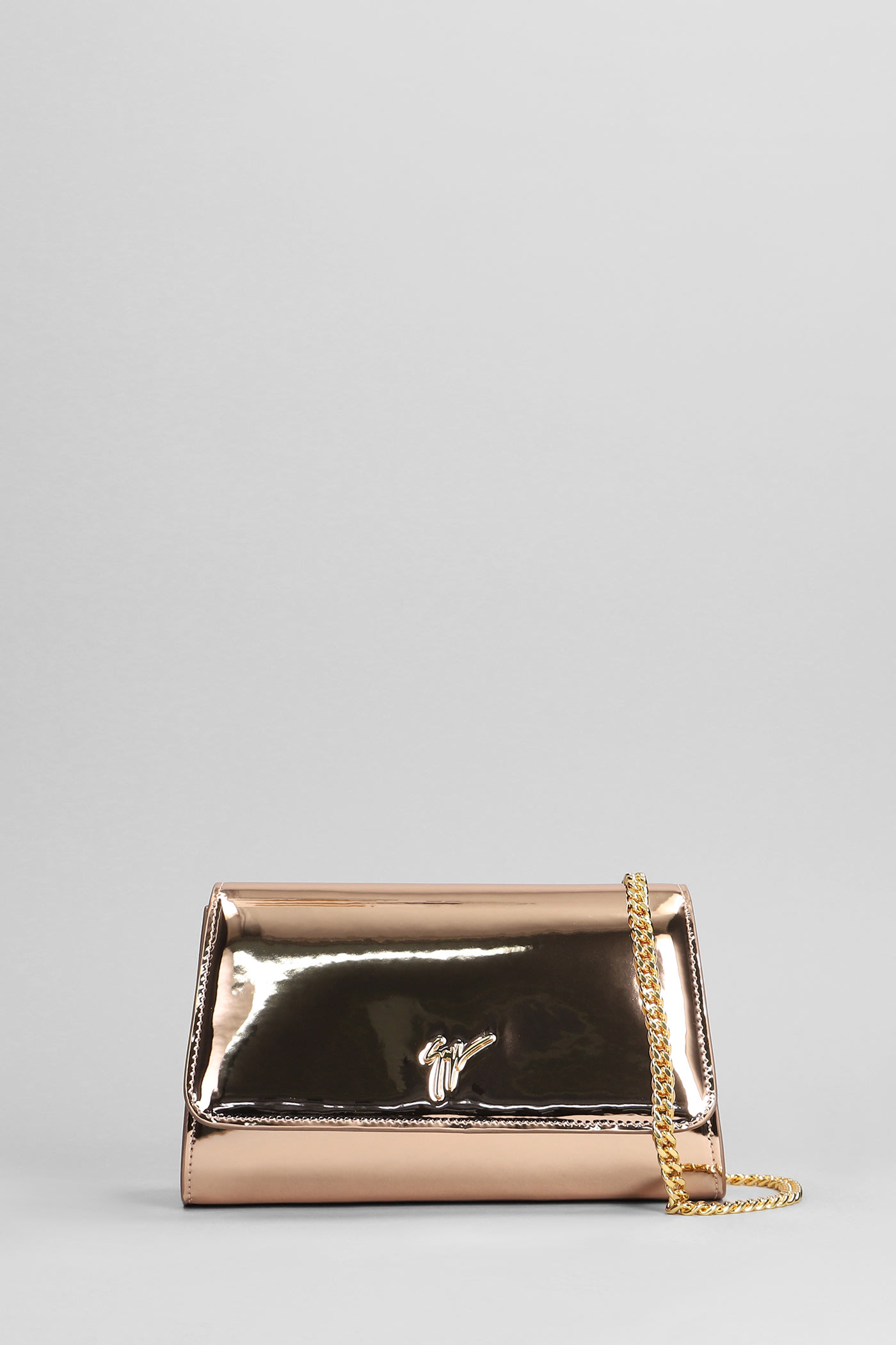 Giuseppe Zanotti Cleopatra Shoulder Bag In Copper Leather