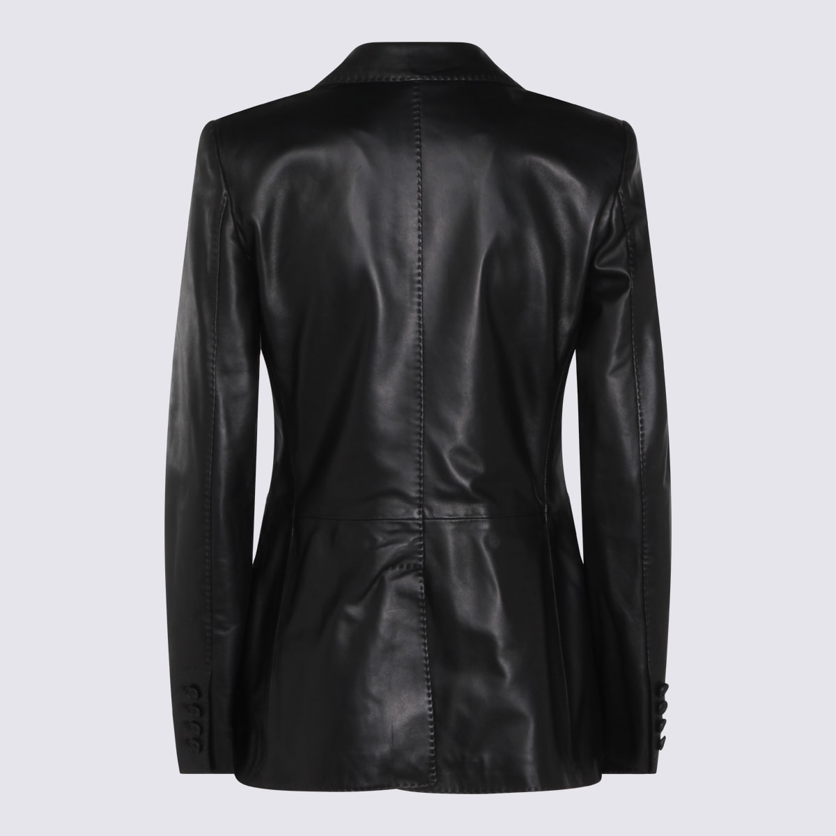 Tagliatore Single Breasted Blazer Notched Lapels Pockets In Black