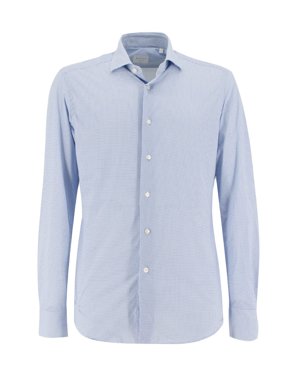 Shop Xacus Shirt In White Blue