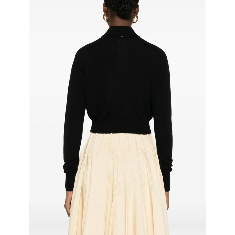 Sportmax Perseus Black Cardigan In Black