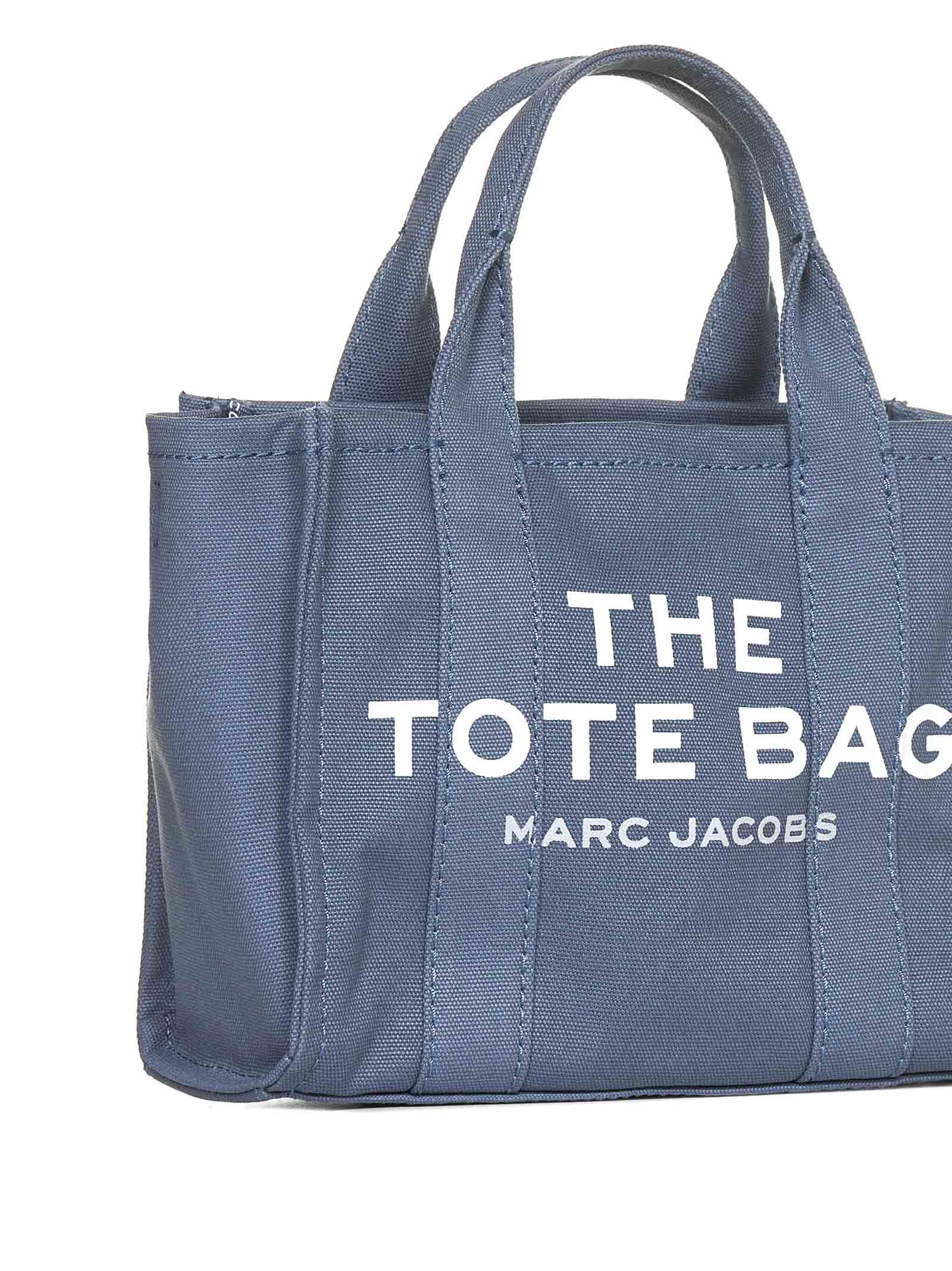 Marc Jacobs The Small Canvas Tote Bag In Blue Shadow