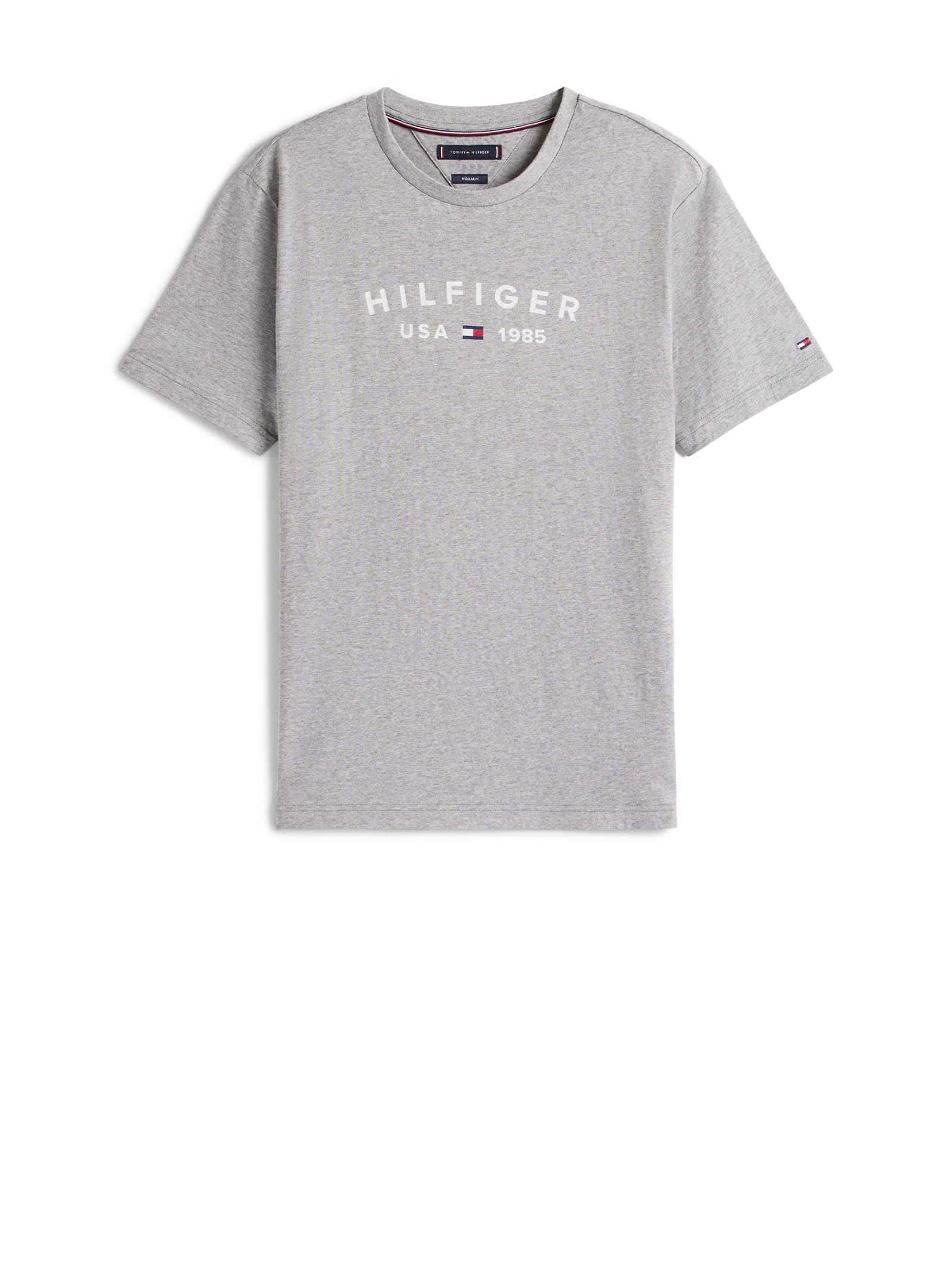 Tommy Hilfiger Grey T-shirt With Big Print. In Gray