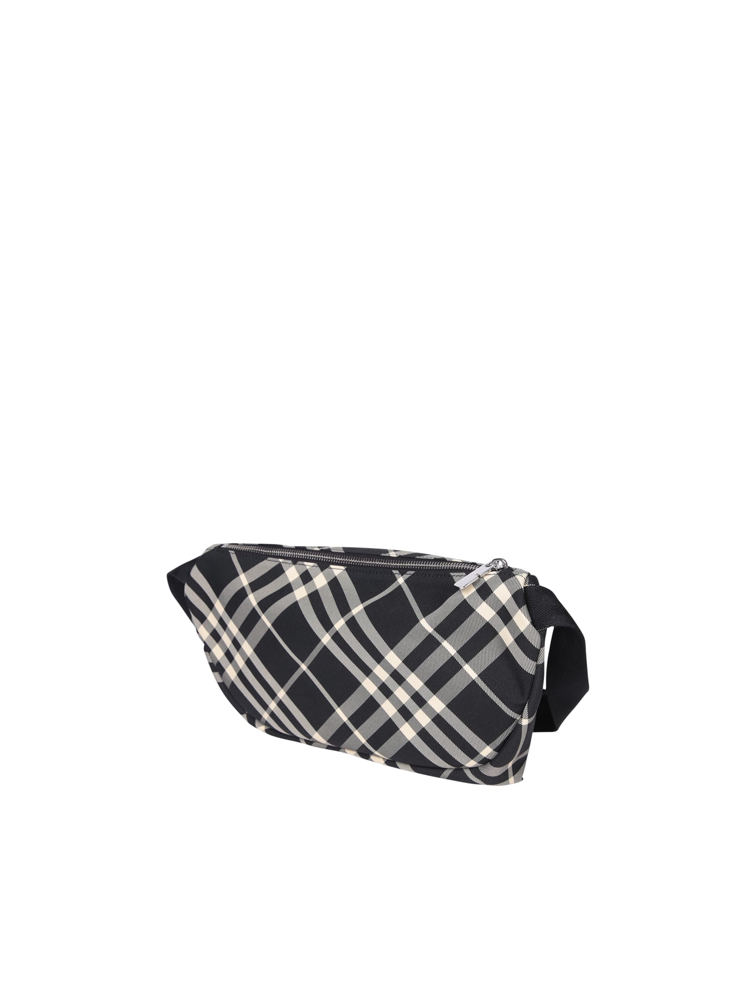 Shop Burberry Black Check Fanny Pack