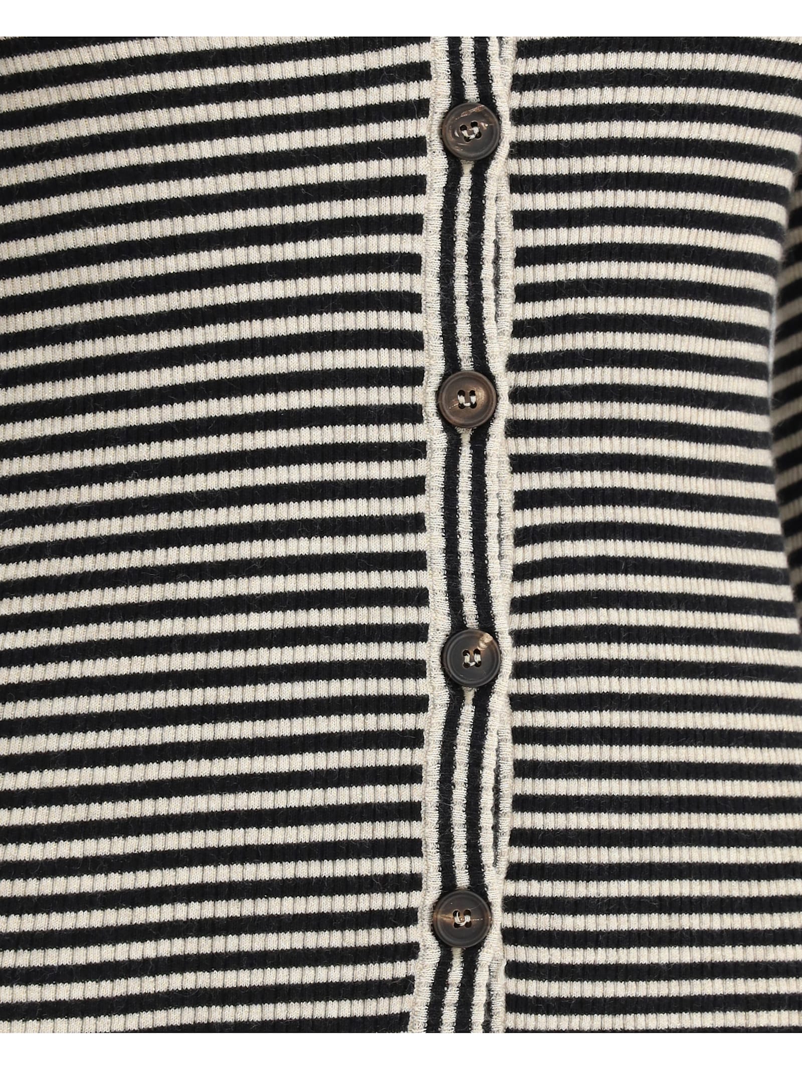 Brunello Cucinelli Striped Cardigan
