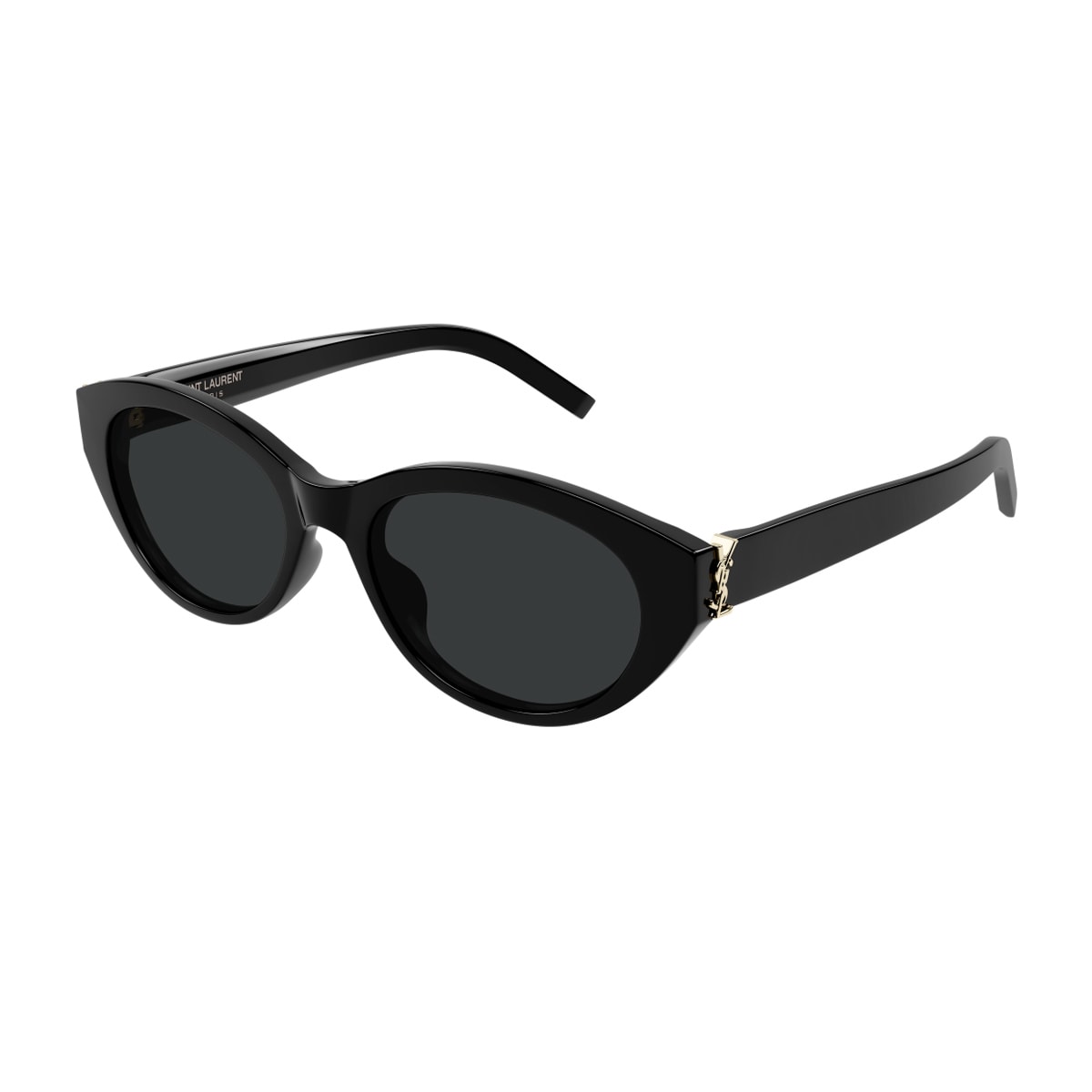 Saint Laurent Sl M148 Linea Monogram 001 Black Sunglasses In Black