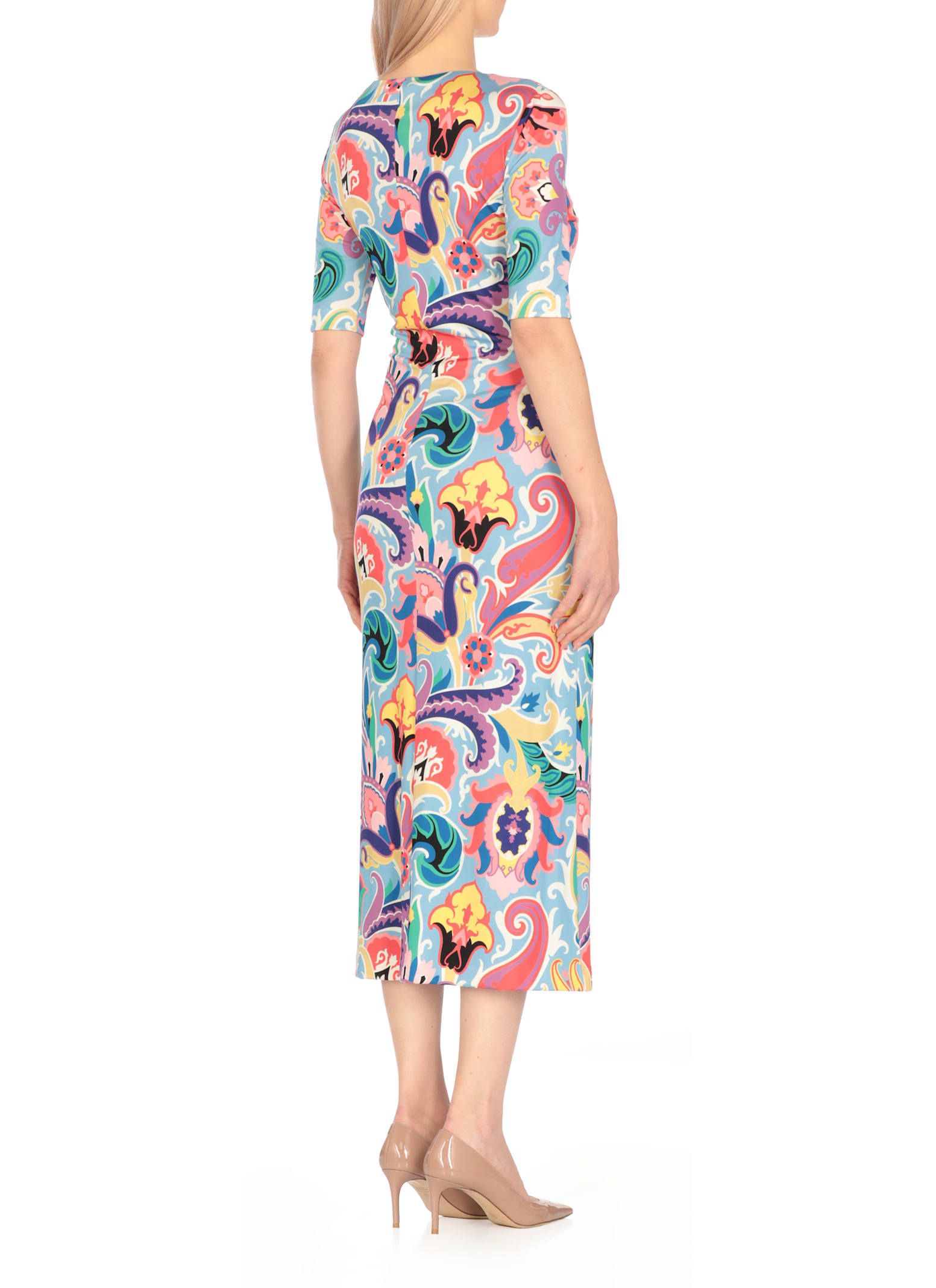 Etro Viscose Dress In Multicolour