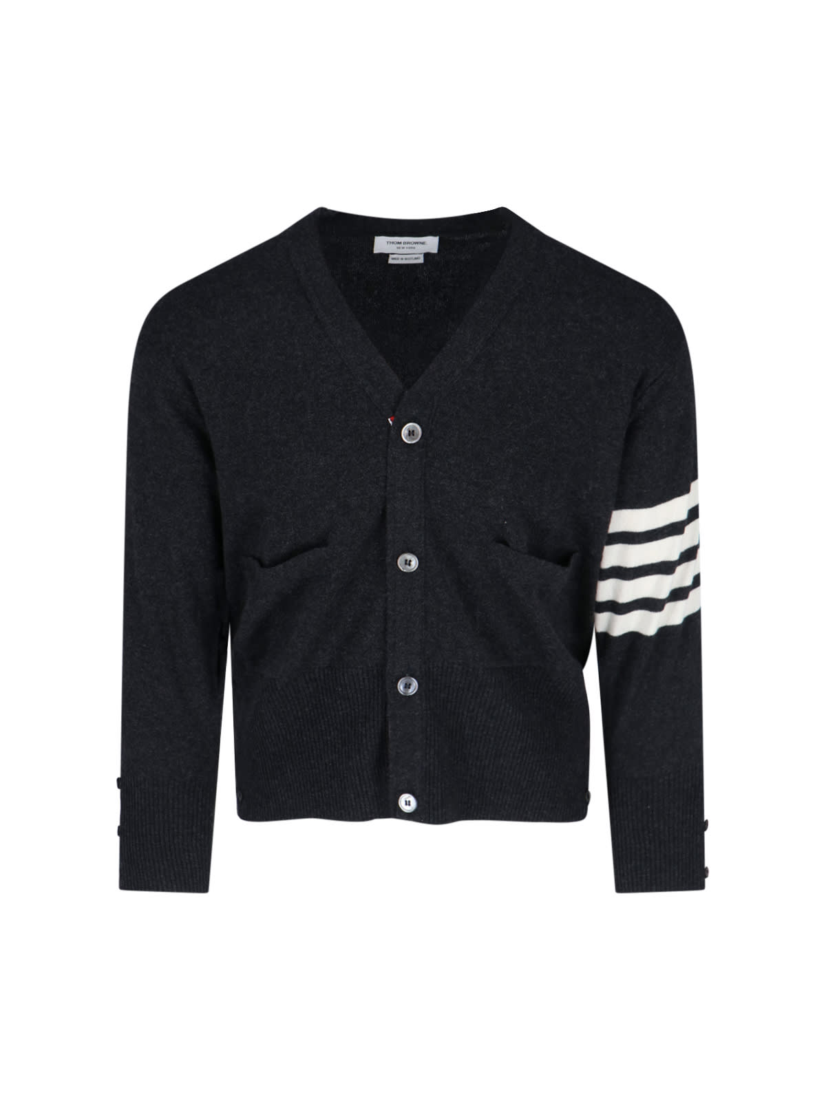 Thom Browne loopback 4-bar Cardigan - Thom Browne - Modalova