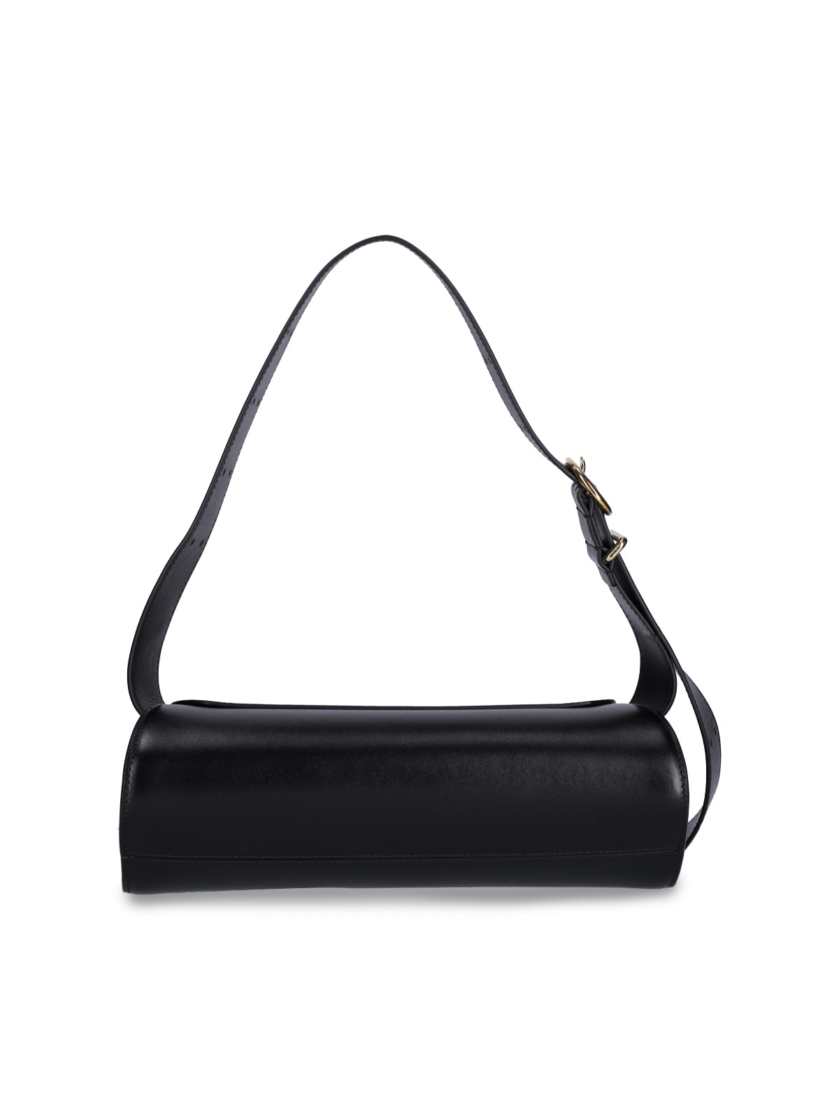 Shop Jil Sander Small Cannolo Shoulder Bag In Nero