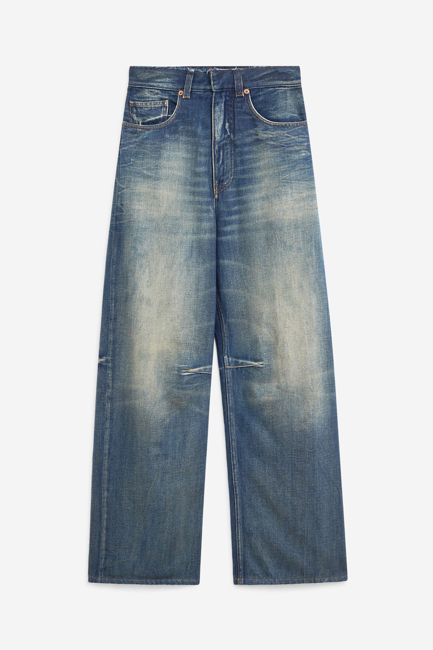 Mm6 Maison Margiela 5 Pocket Jeans In Blue