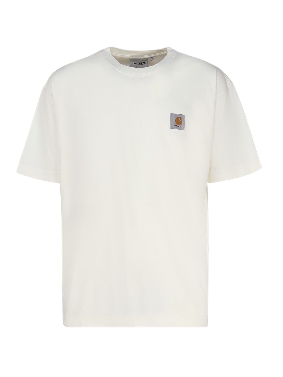 Shop Carhartt Nelson Cotton T-shirt In Wax