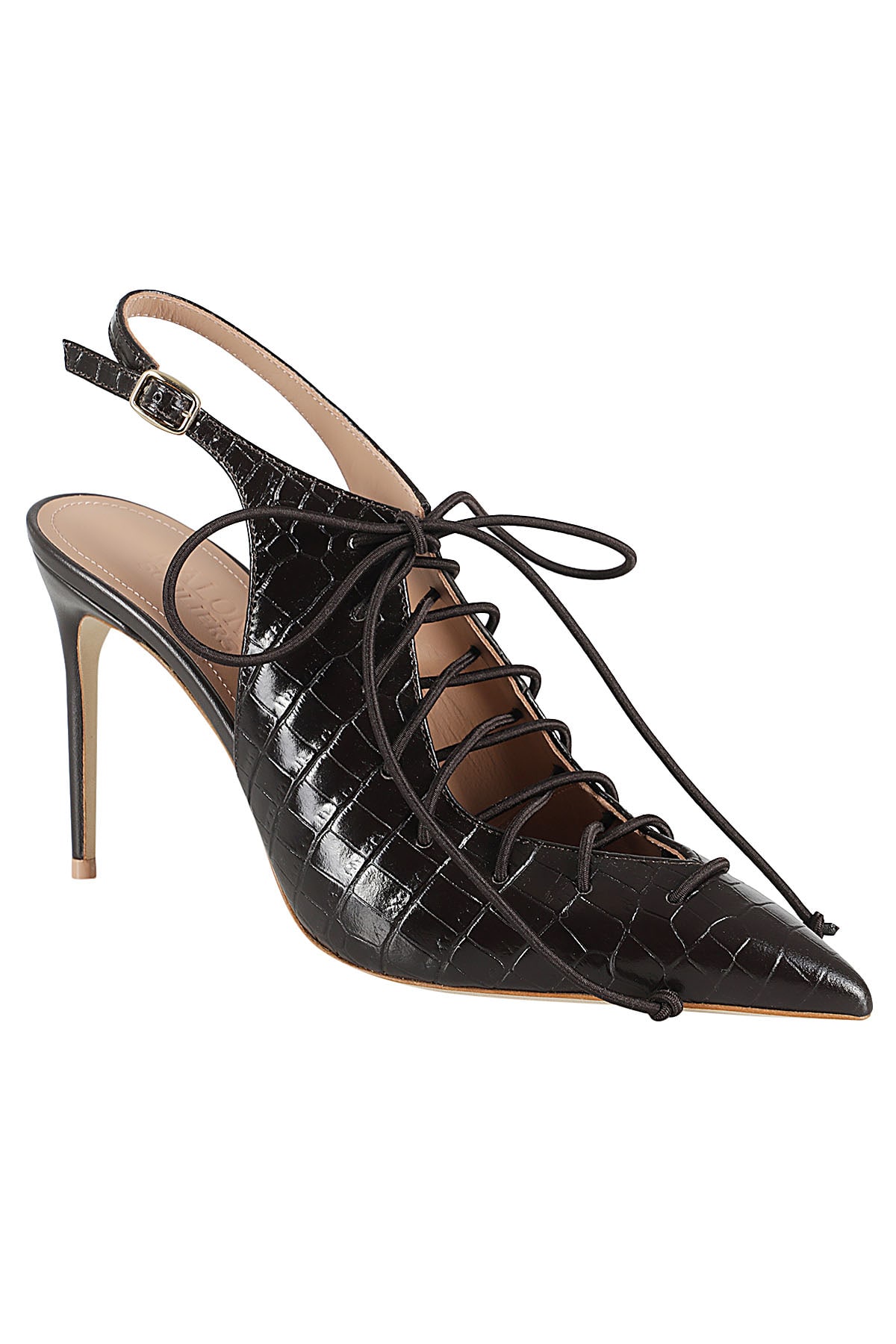 Shop Malone Souliers Alia 90 In Ebony