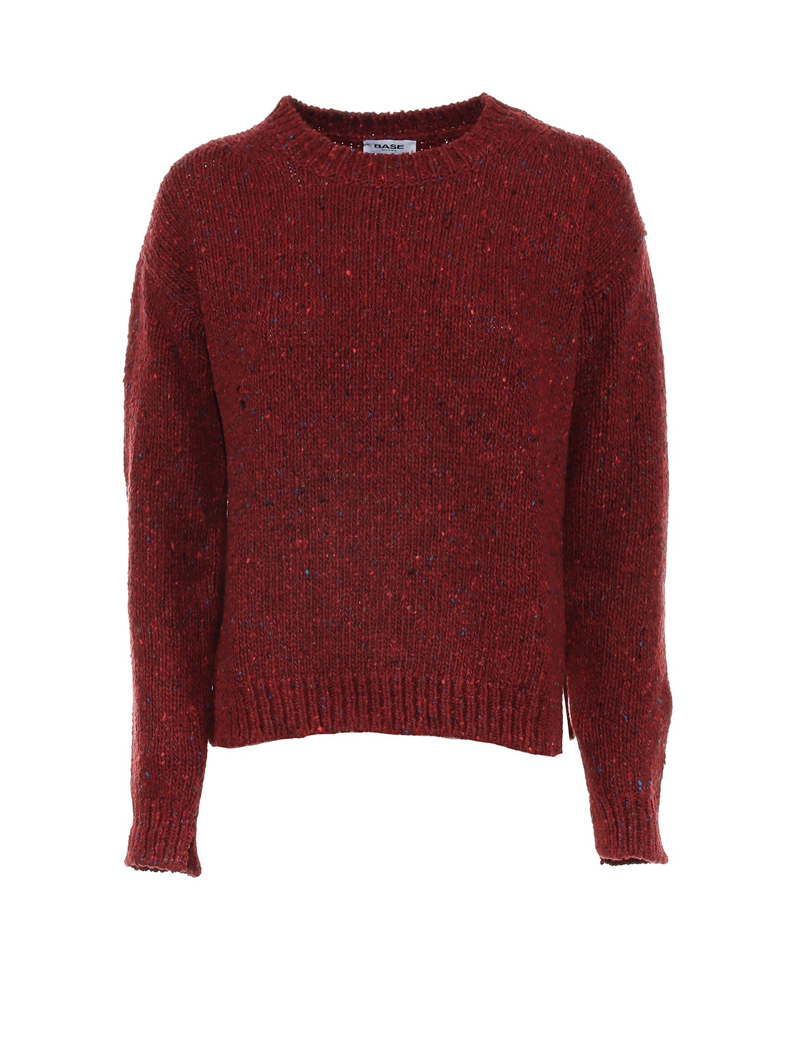Base Red Crewneck Sweater