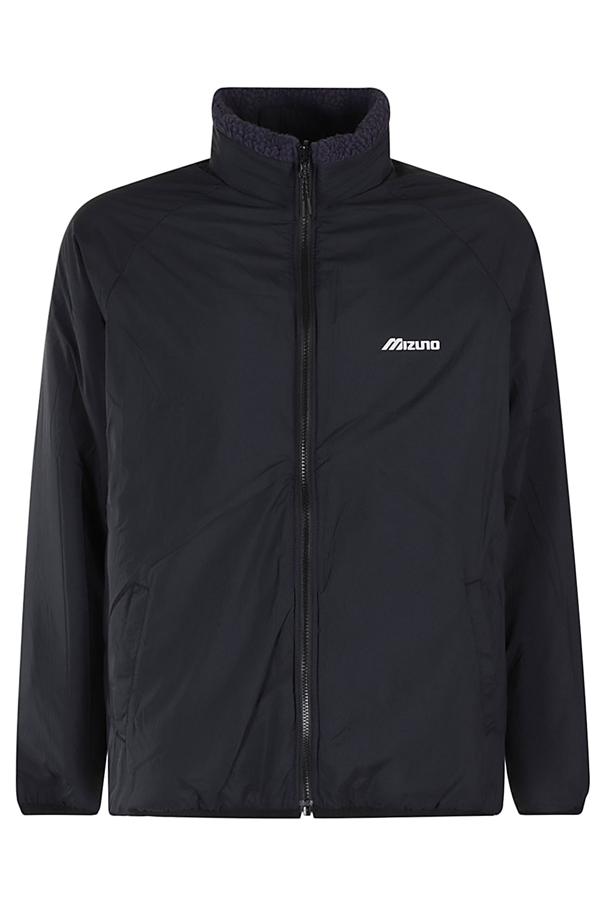 Shop Mizuno Sl Polartec Thermal Rev Jacket In Midnight Plum