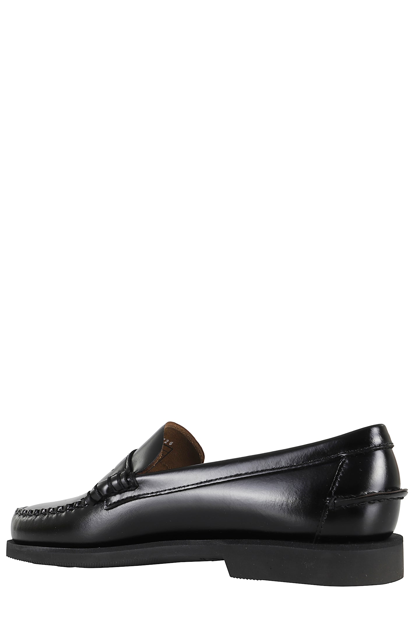 Sebago Classic Dan Leather Loafers In Black