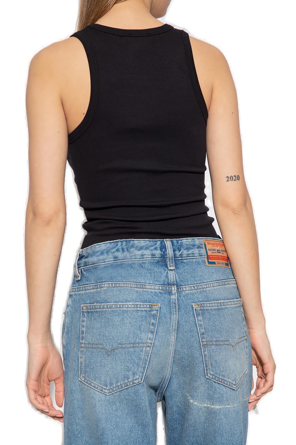 Diesel Logo-patch Sleeveless Vest Top In Non Definito