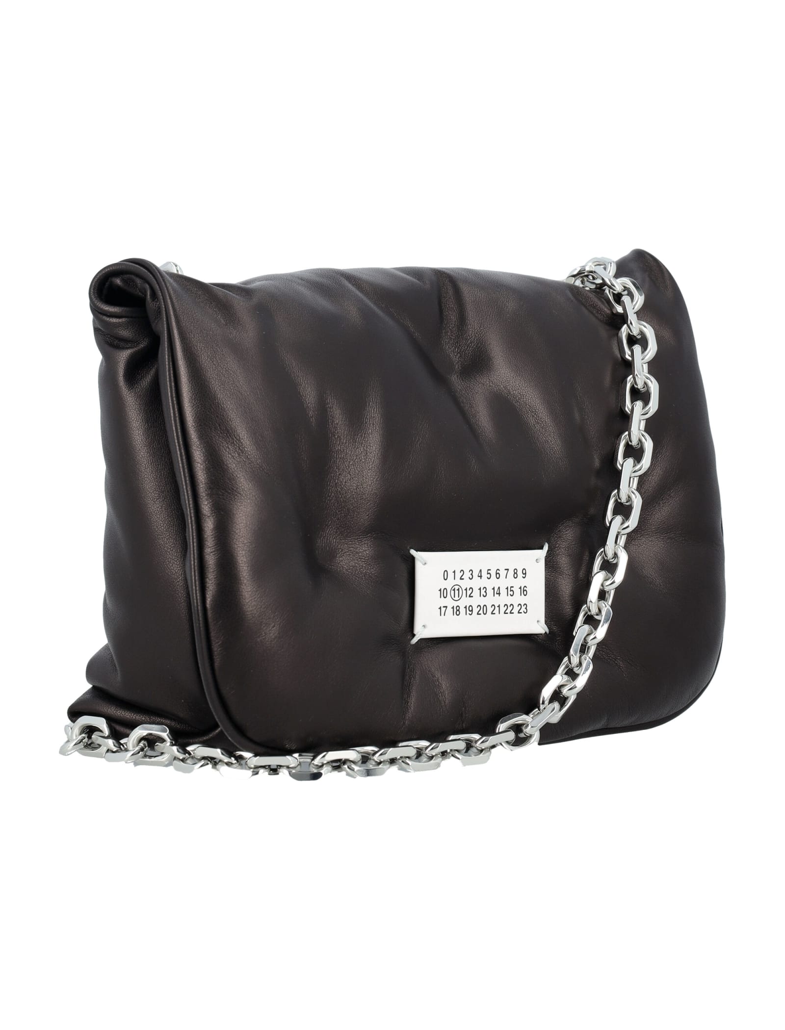 Shop Maison Margiela Glam Slam Small Bag In Black