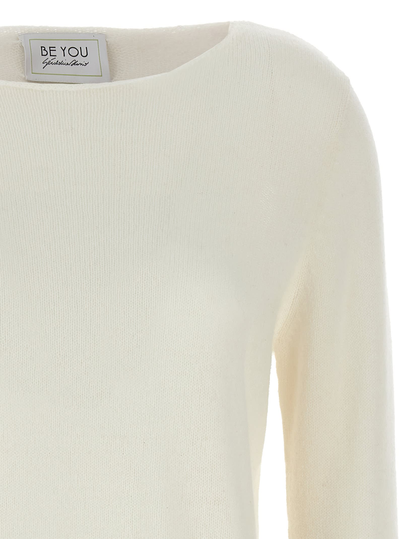 Shop Be You Lady 11 Sweater In White