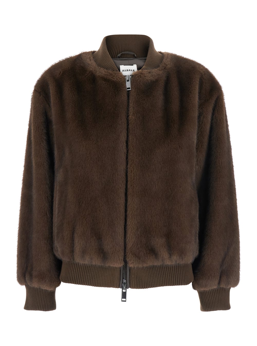 Parosh Short Eco Fur Jacket