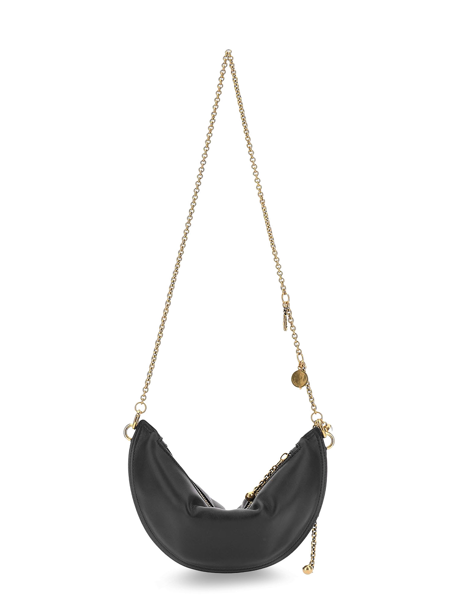 Chloé Black Nappa Leather Chloe Icons Shoulder Bag In Black