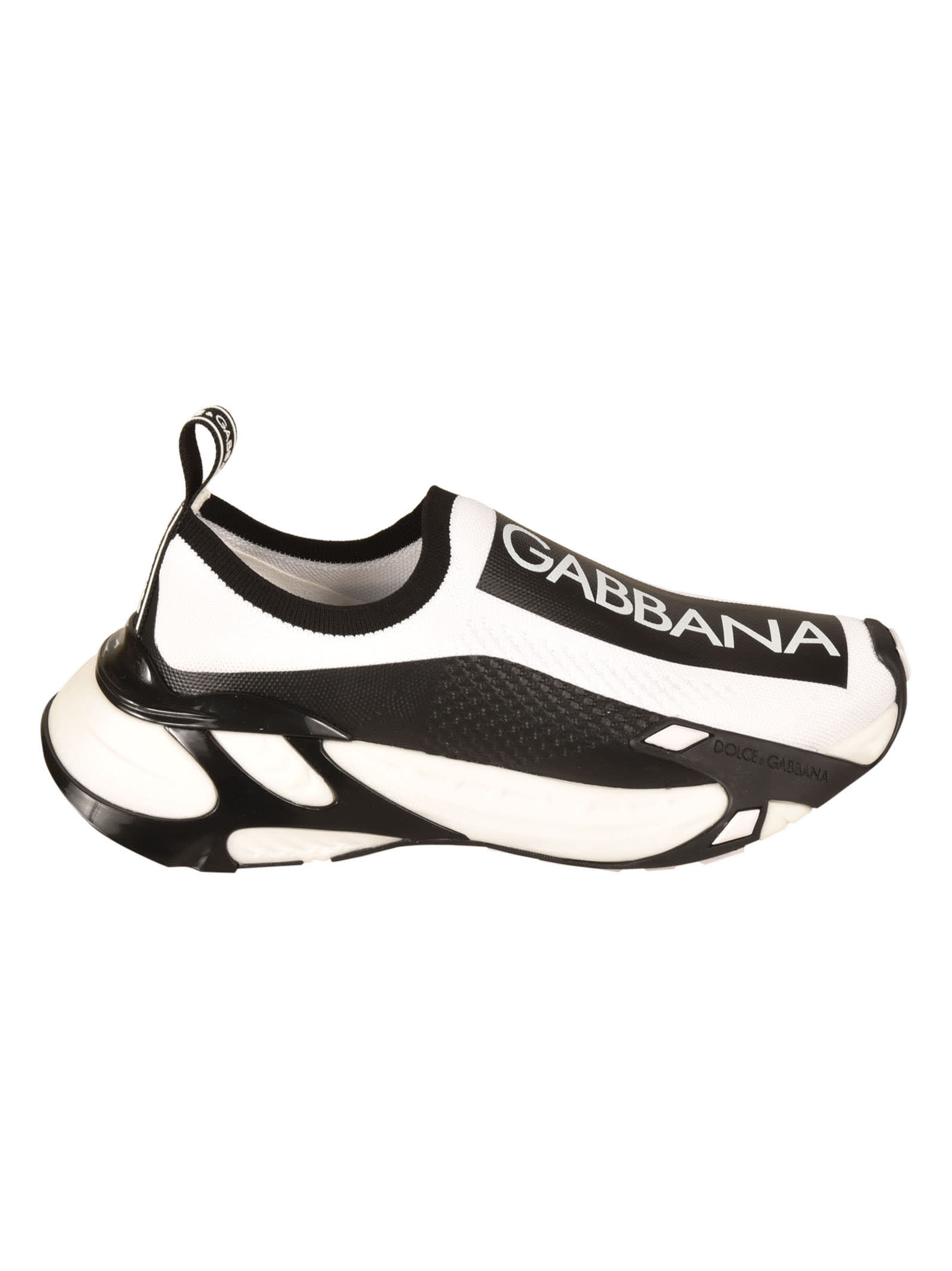 Dolce & Gabbana Sneakers White Size 11.5 Calfskin In Multi