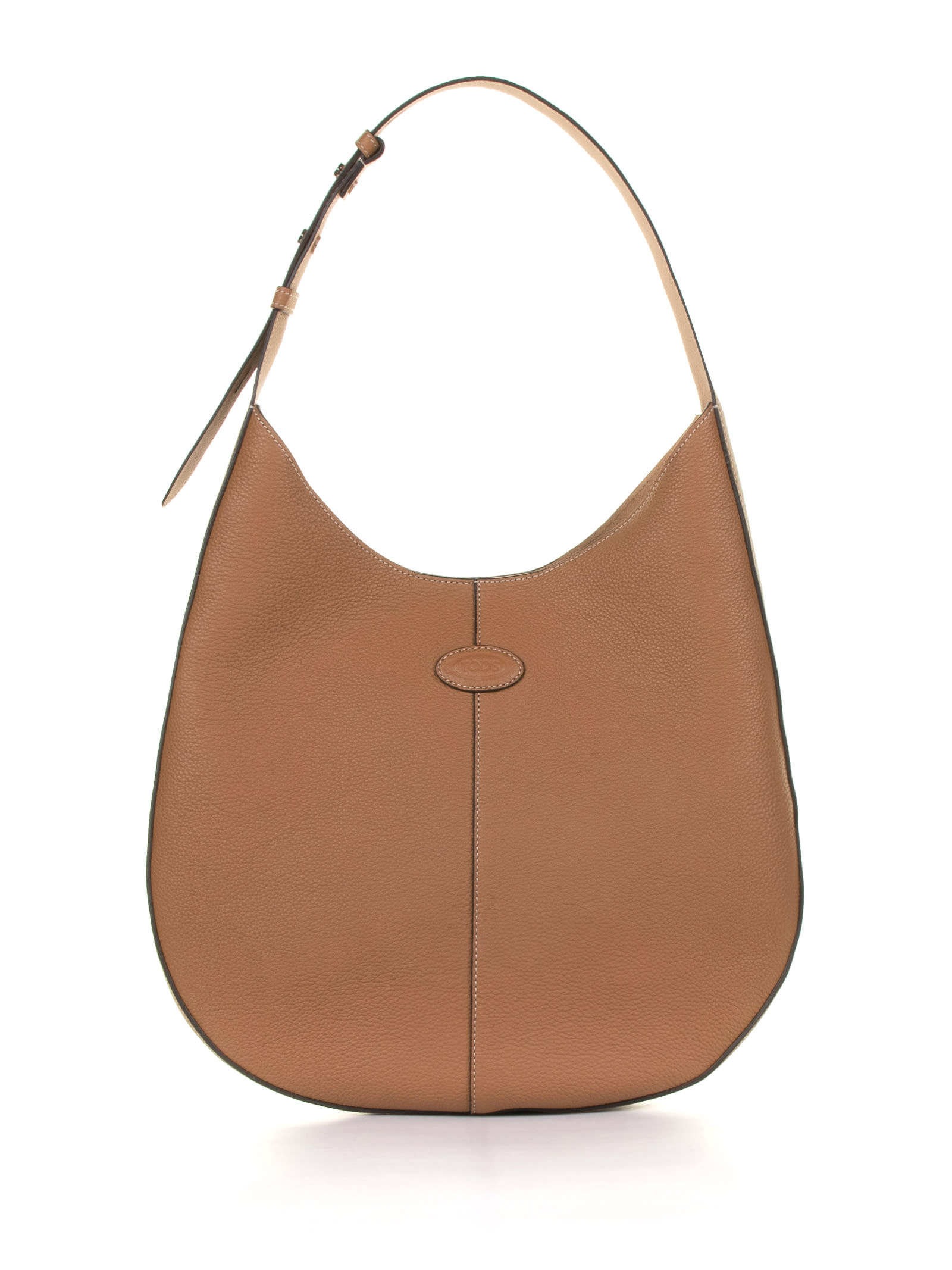 Tod's Tods Small Leather Hobo Shoulder Bag In Kenia