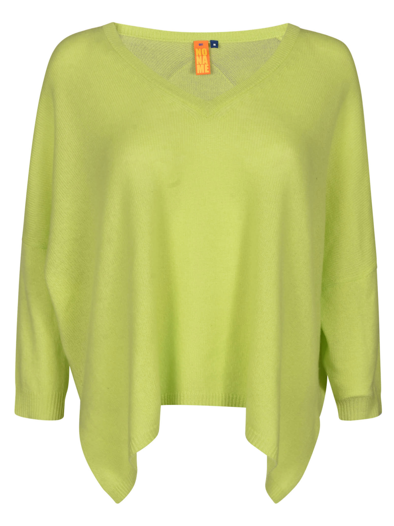 Shop No Name V-neck Sweater In Lime