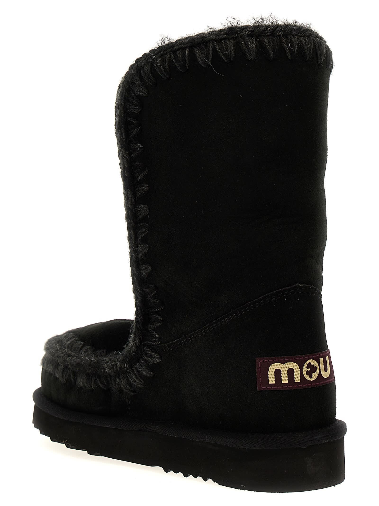 Shop Mou Eskimo 24 Ankle Boots In Black