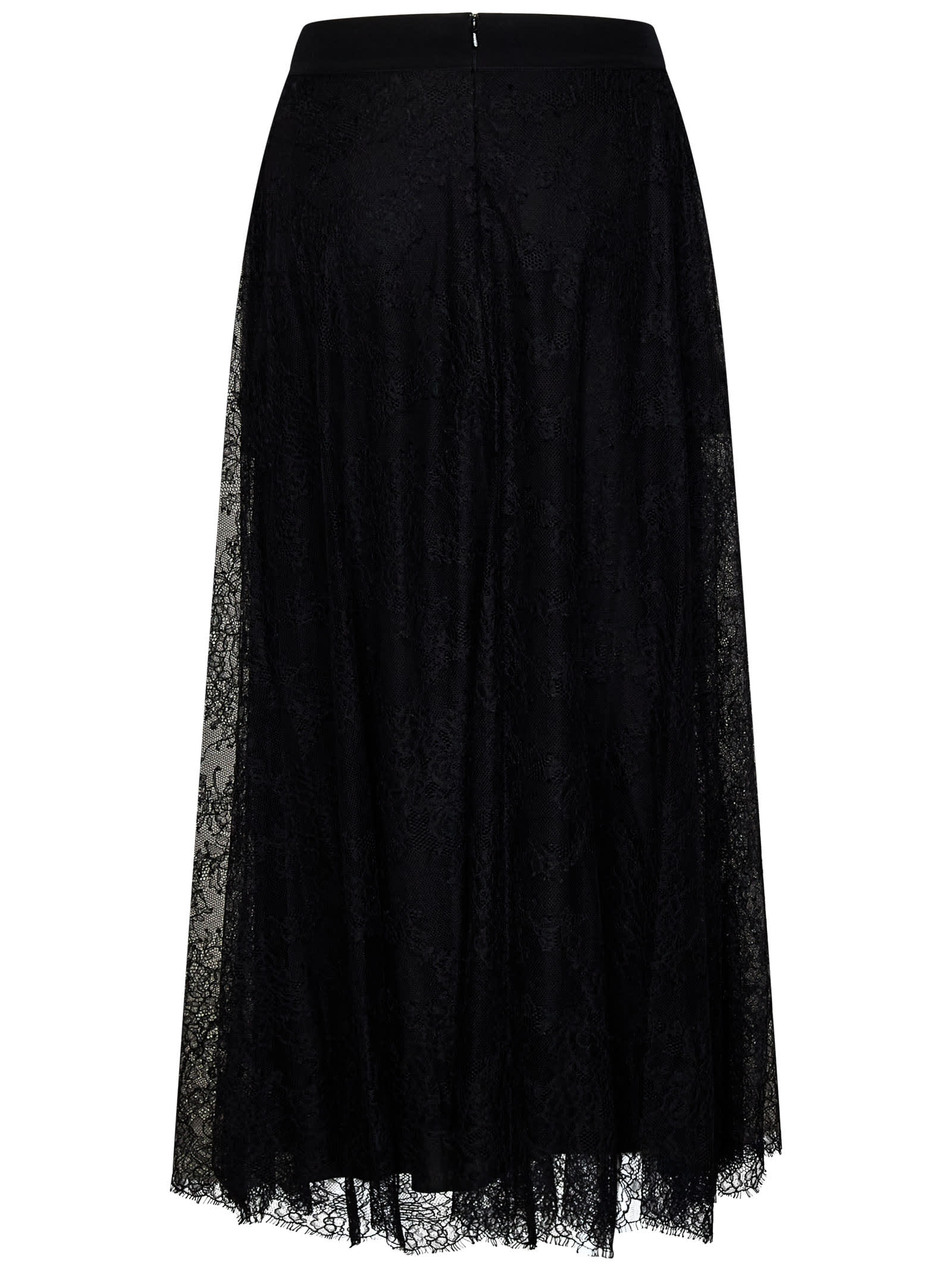 Shop Elie Saab Skirt In Black